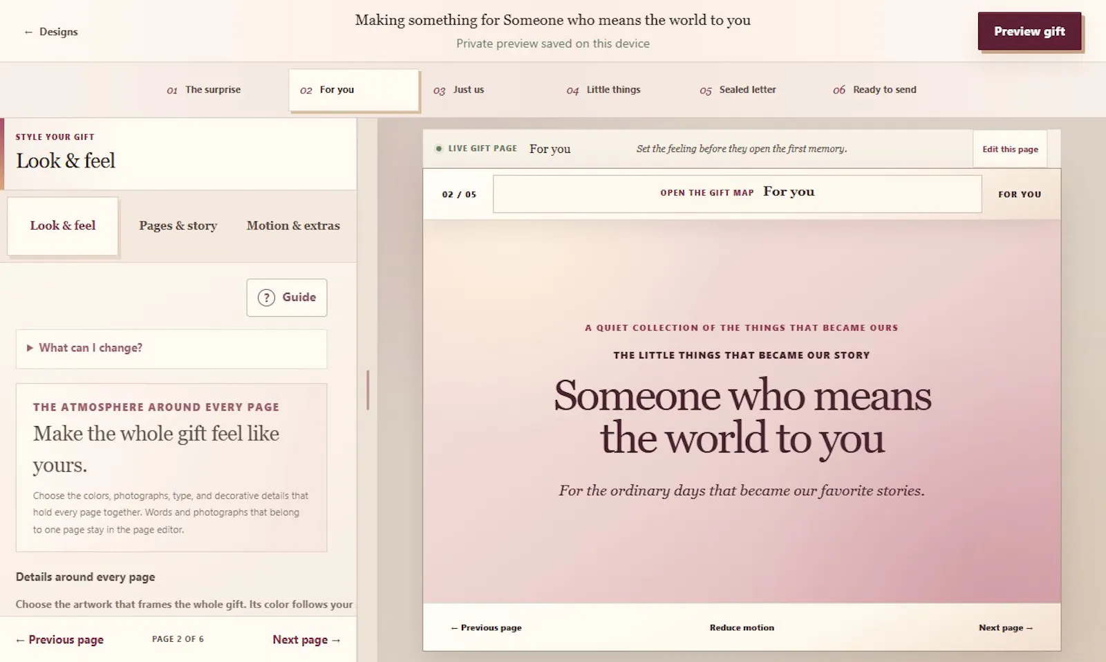 Page & Ribbon screenshot 2