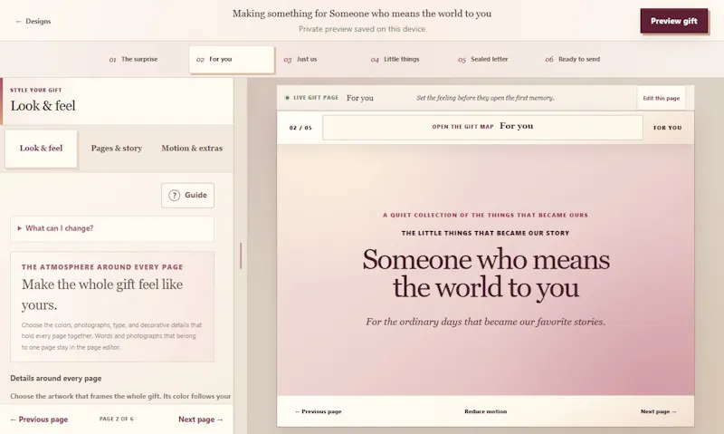 Page & Ribbon screenshot 2