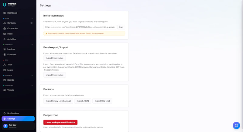 Userelm screenshot 6