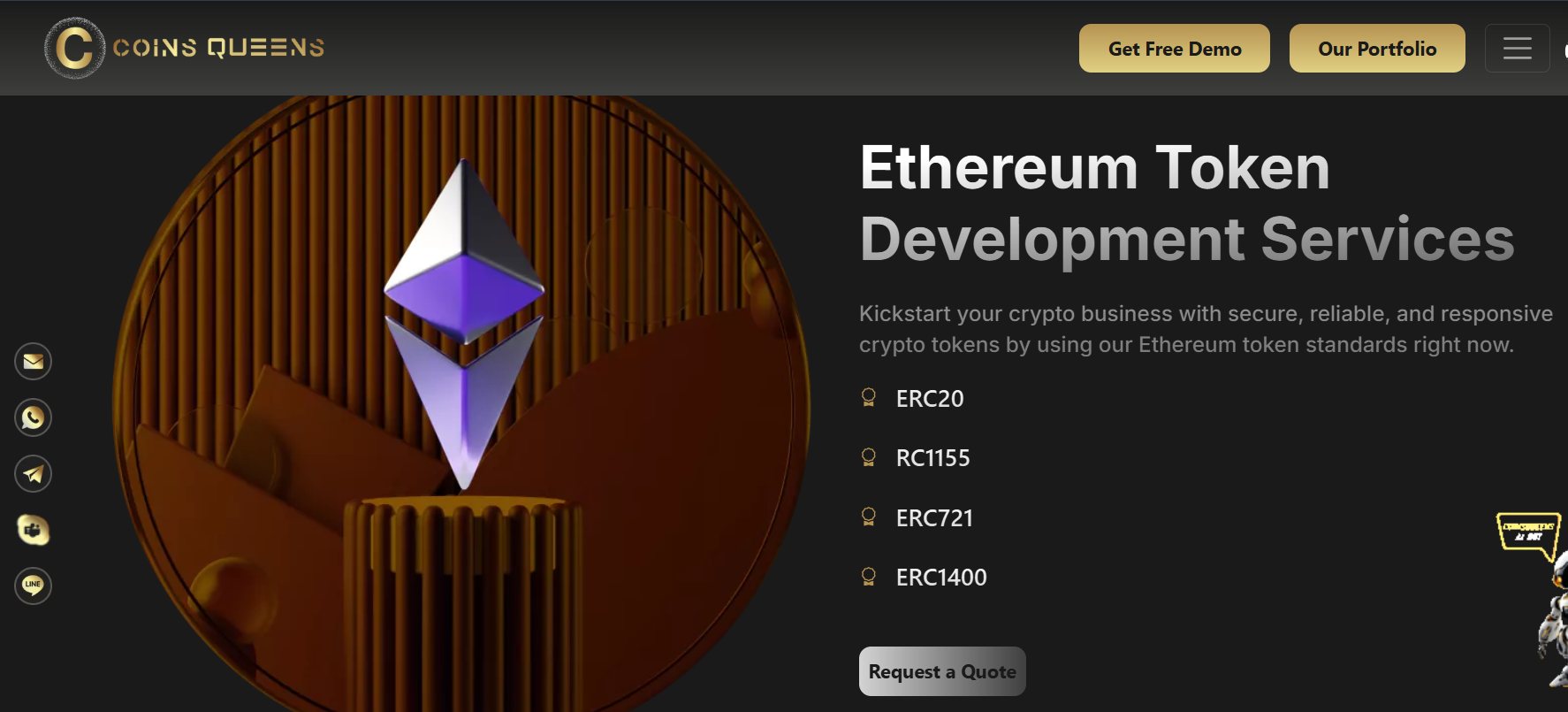 Ethereum Token Development - Main product screenshot demonstrating key features and user interface
