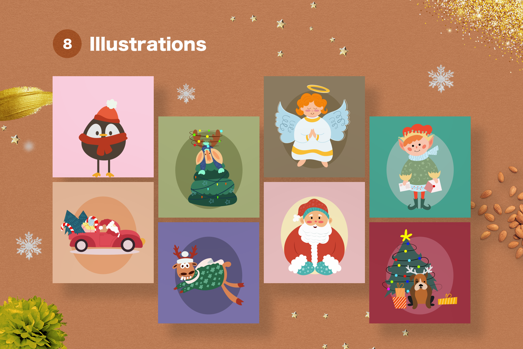 Cristmas vector package