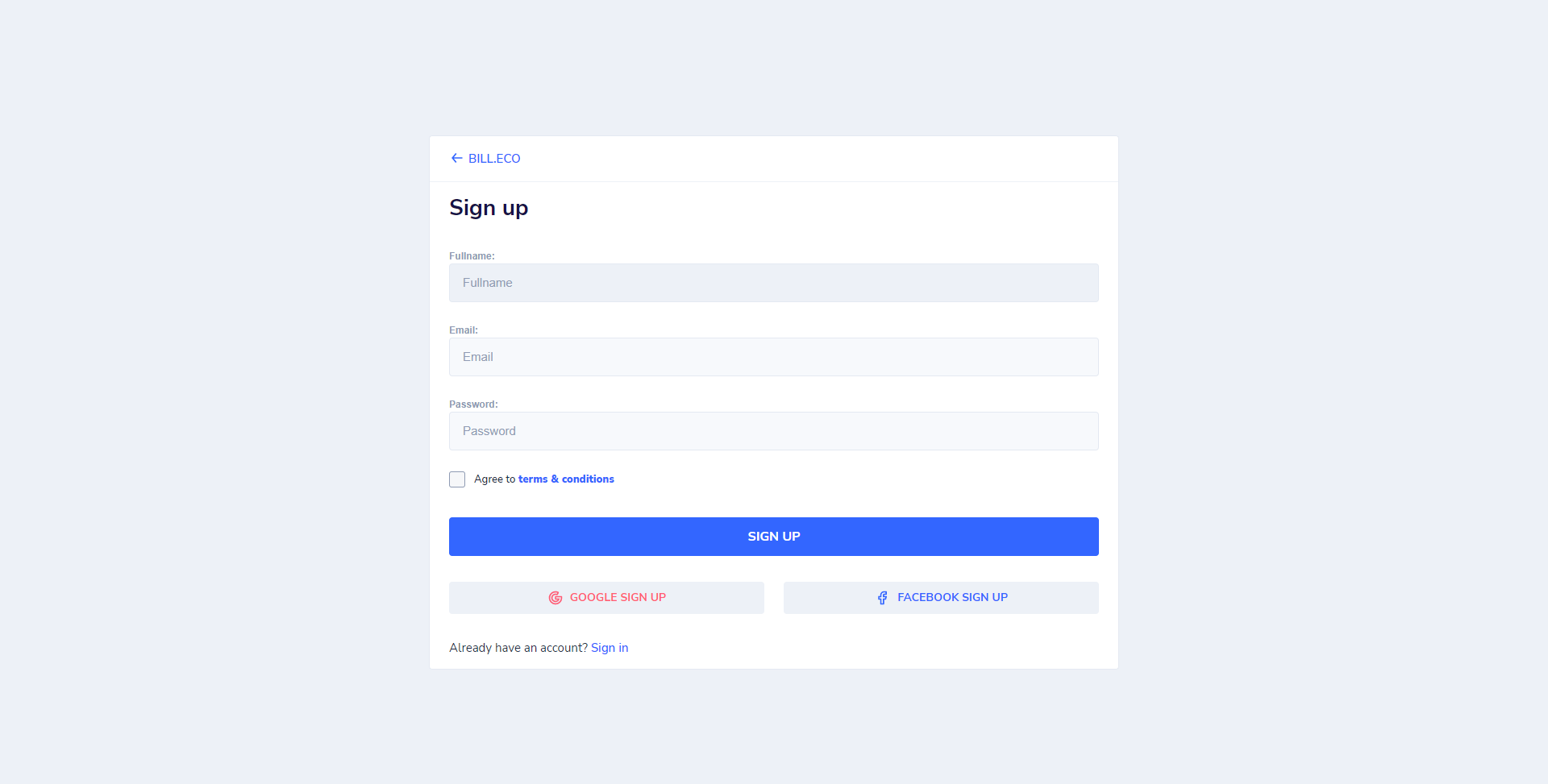 NGX.BILL Self hosted accounting/billing gallery image