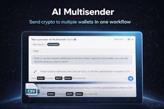 Mycryptoview AI Multisender gallery image