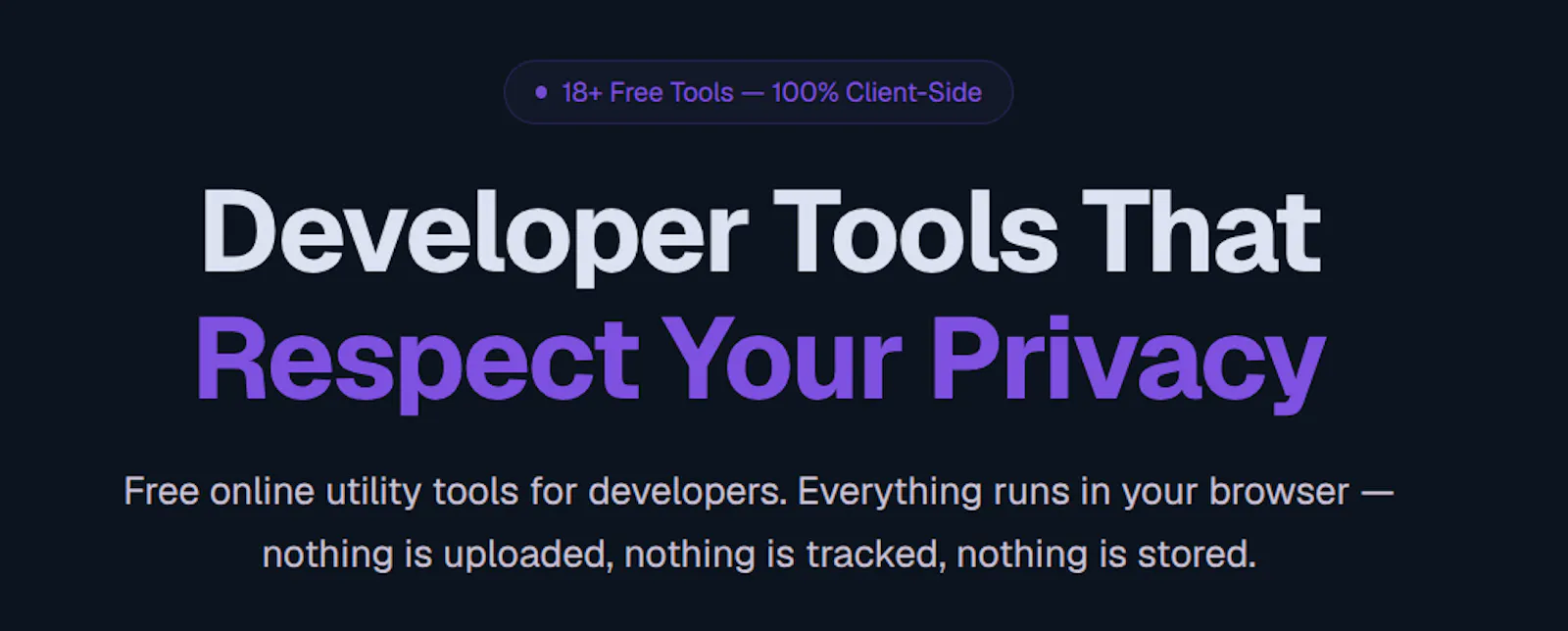 WebUtil - Free Online Web Tools screenshot 1