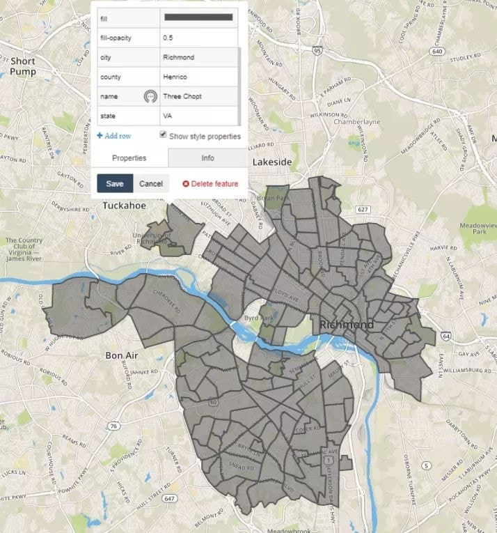 A Postal Boundaries API gallery image