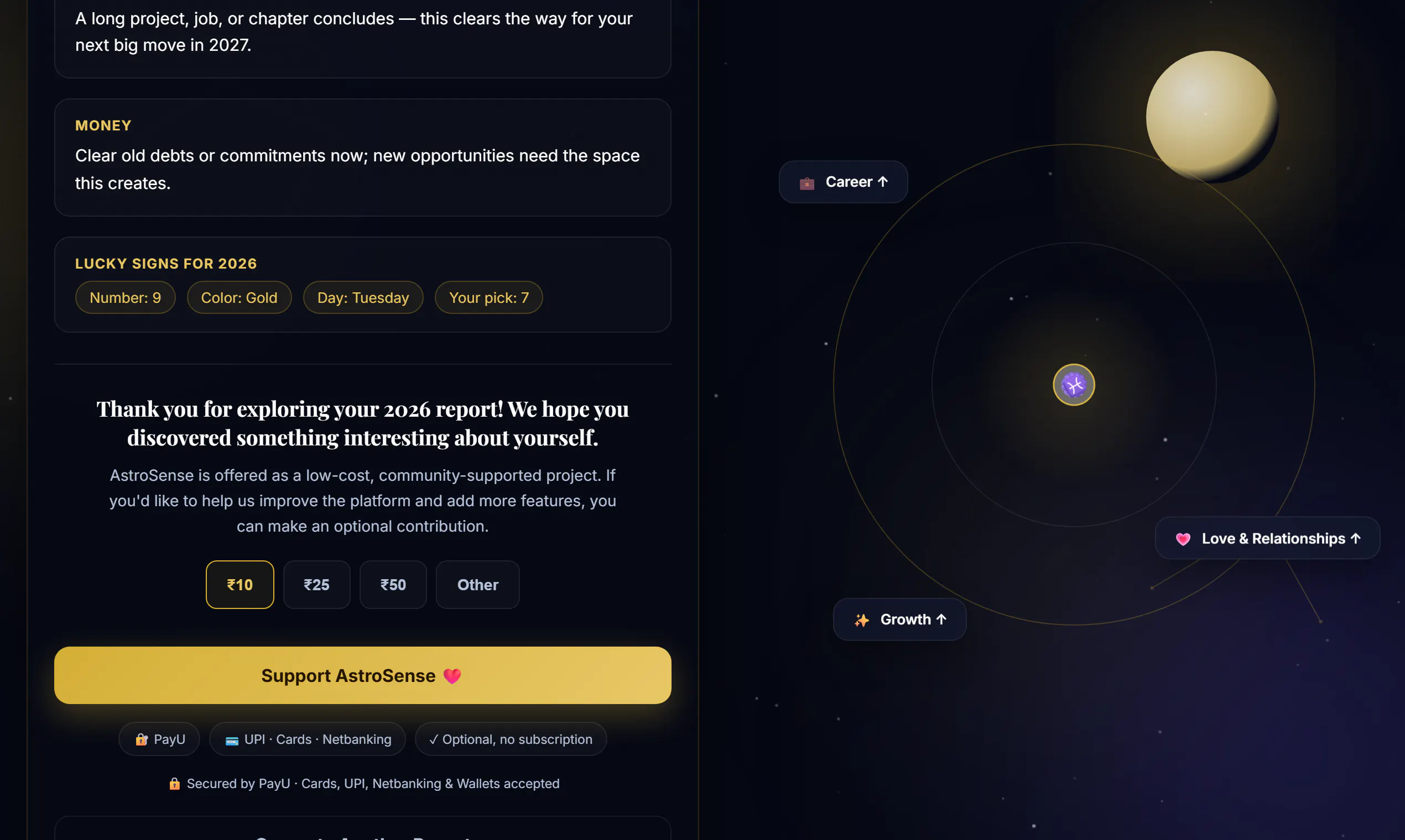 AstroSense — Your 2026 Numerology Report gallery image