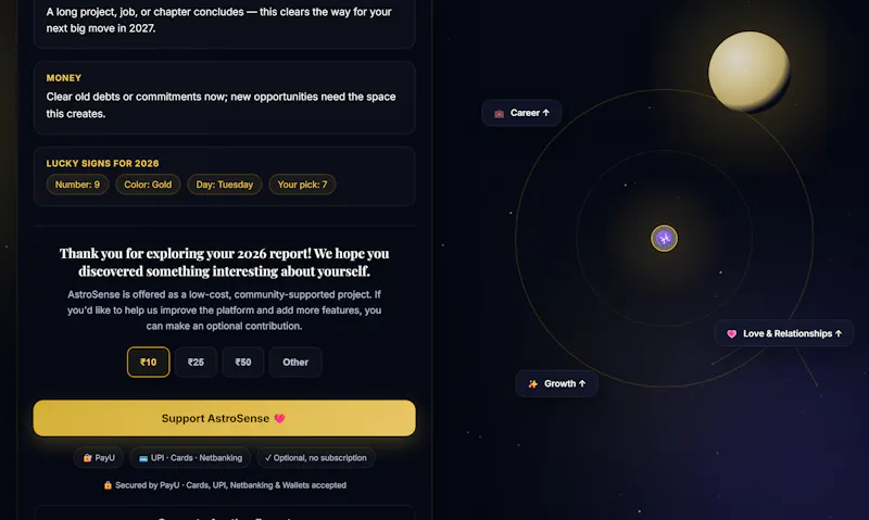 AstroSense — Your 2026 Numerology Report screenshot 6