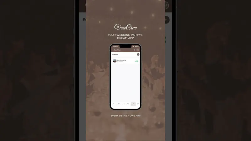 VowCrew — Your Wedding Party, Connected screenshot 1 (video preview)