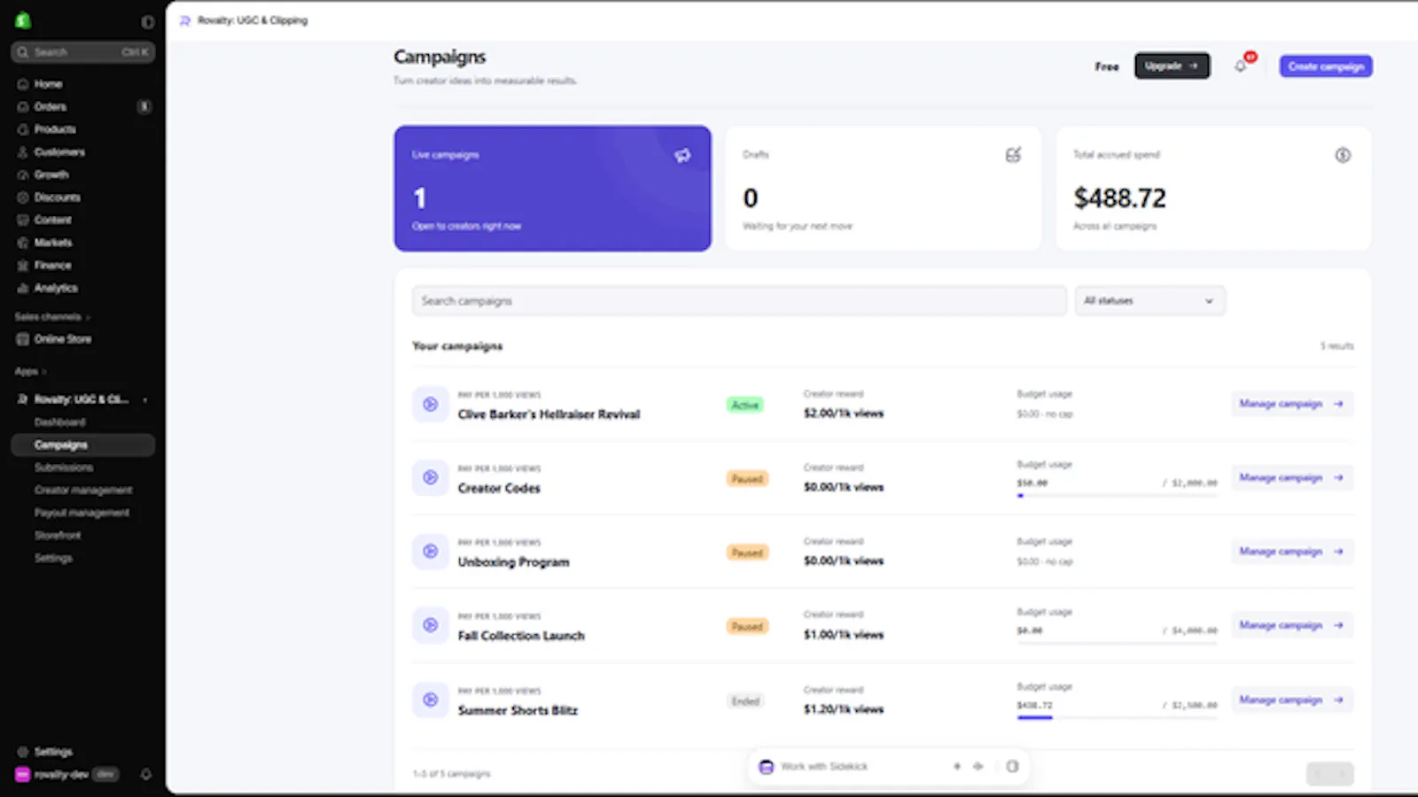 Rovalty screenshot 3