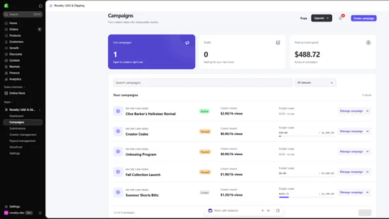 Rovalty screenshot 3