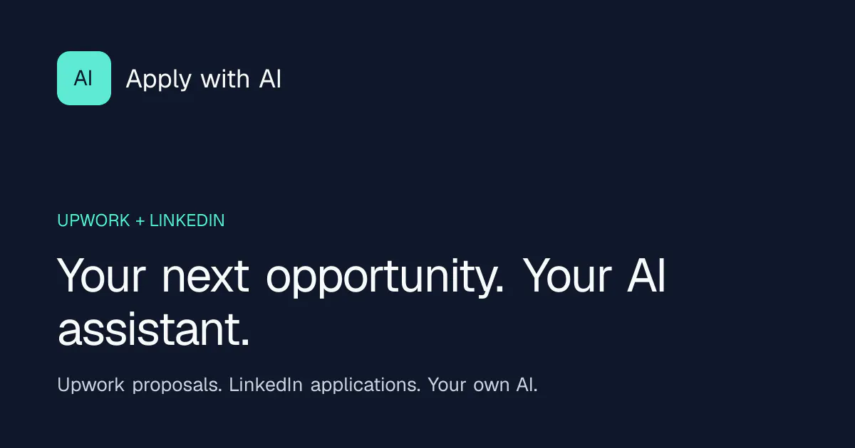 Apply with AI gallery image