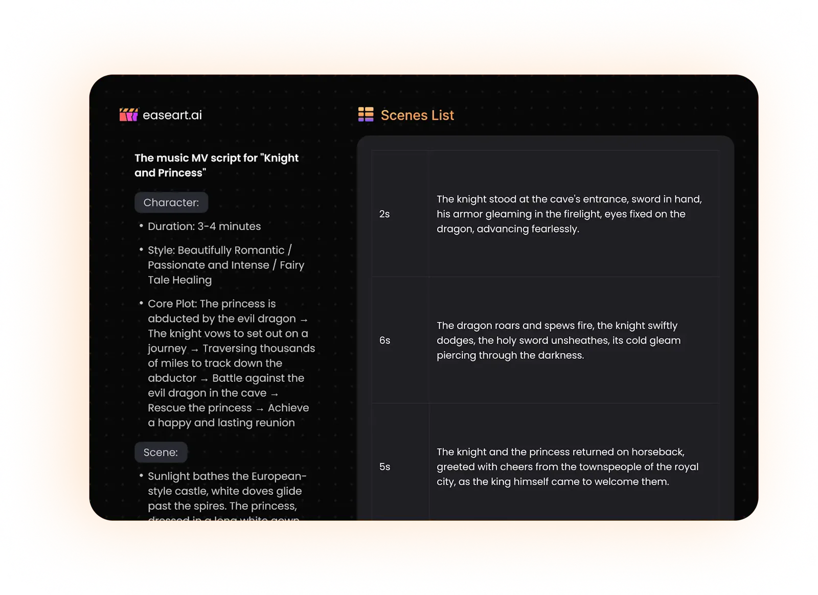 EaseArt:  AI-powered MV generator agent. screenshot 4