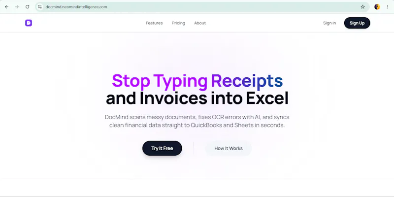 DocMind — AI Document Automation screenshot 2