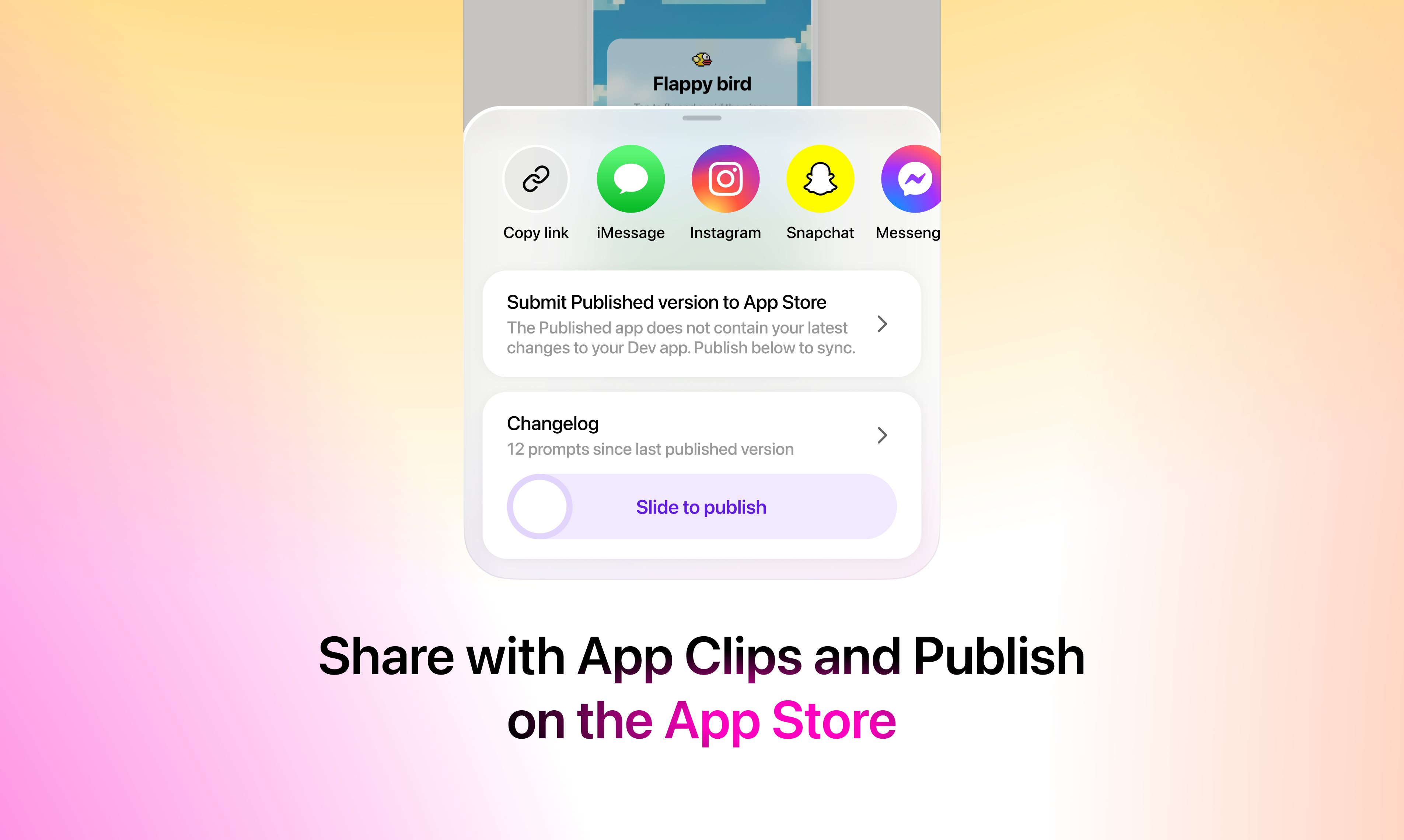 Pinch to Build by Vibecode App gallery image