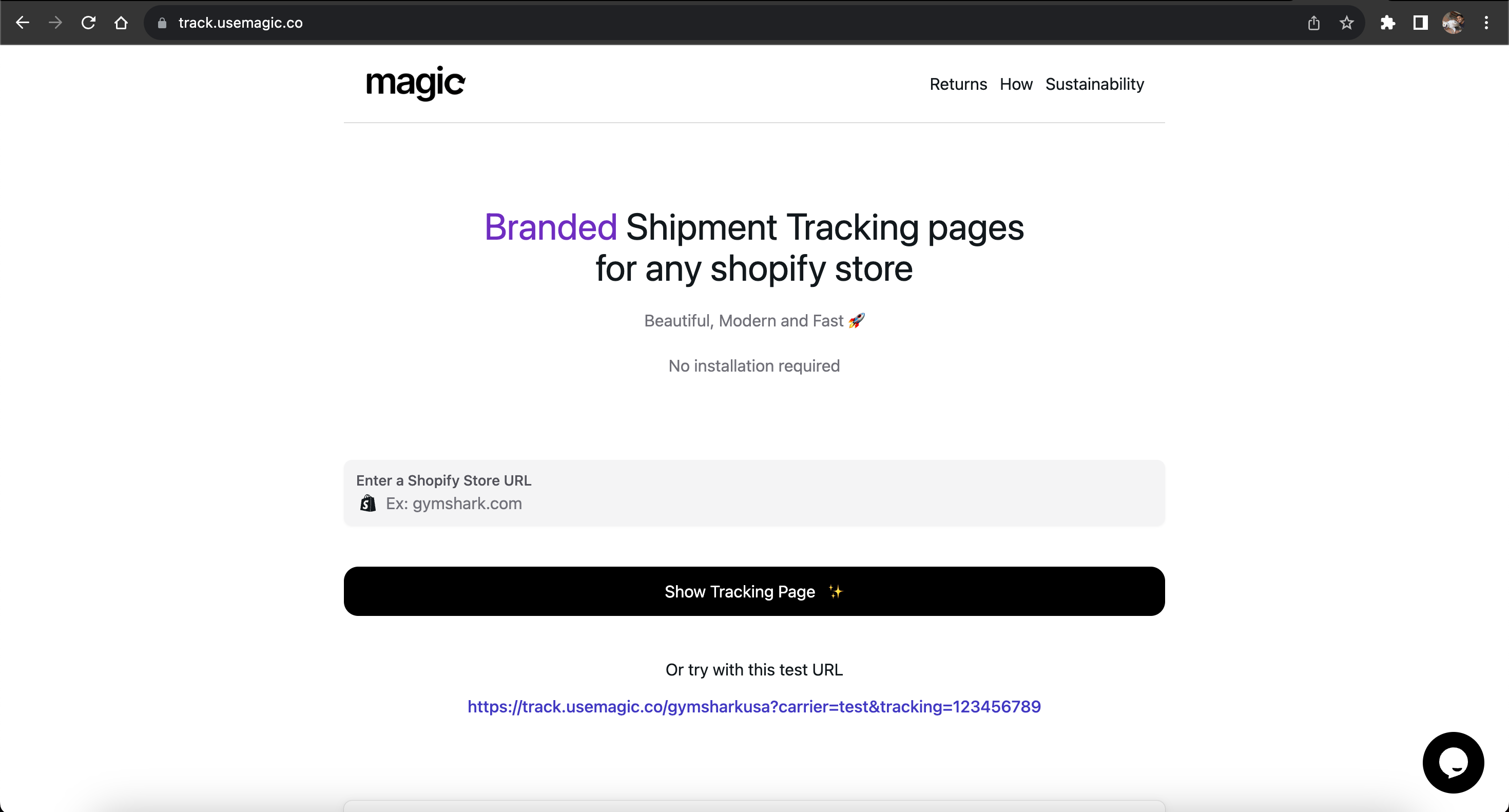 وسائط تتبع السحر - صفحات تتبع الشحن ذات العلامات التجارية لأي متجر Shopify 2
