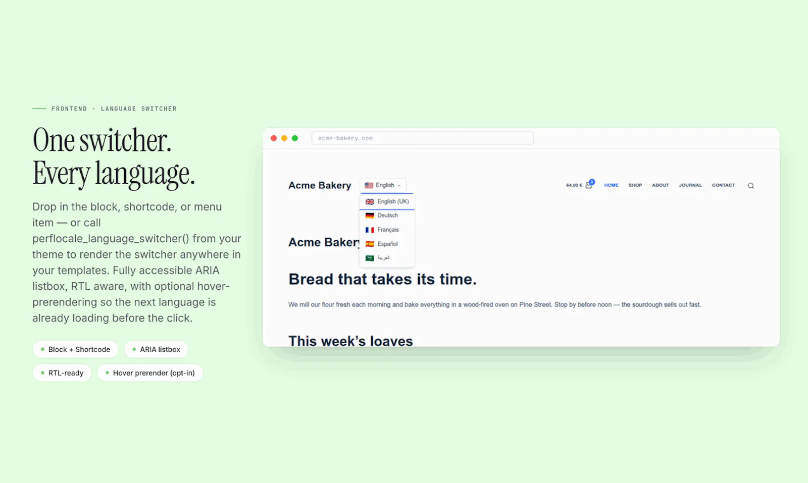 PerfLocale screenshot 3
