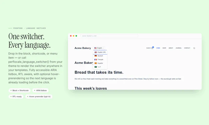 PerfLocale screenshot 3