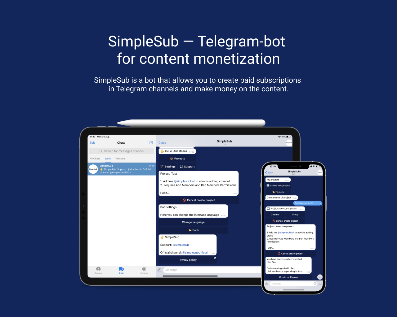 SimpleSub gallery image