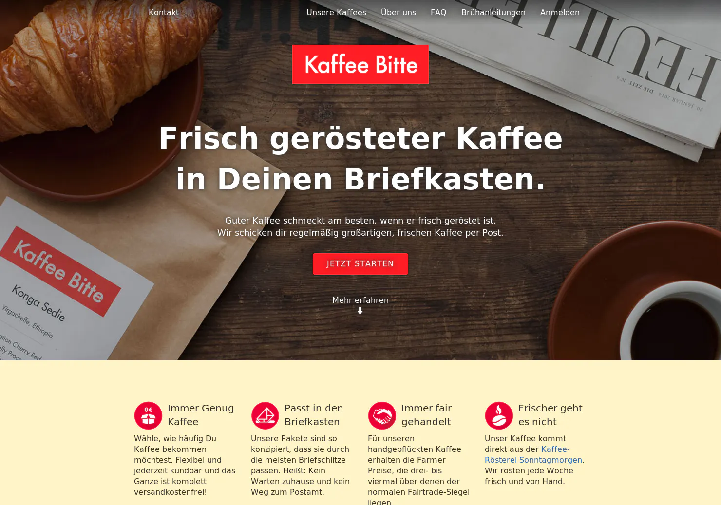Kaffee Bitte