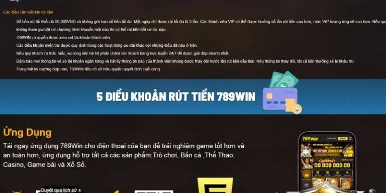 Instructions pour le retrait 789win