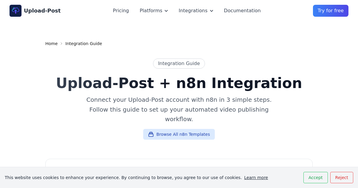 Upload-Post - Your API for Tiktok, Instagram, Facebook & more media 4