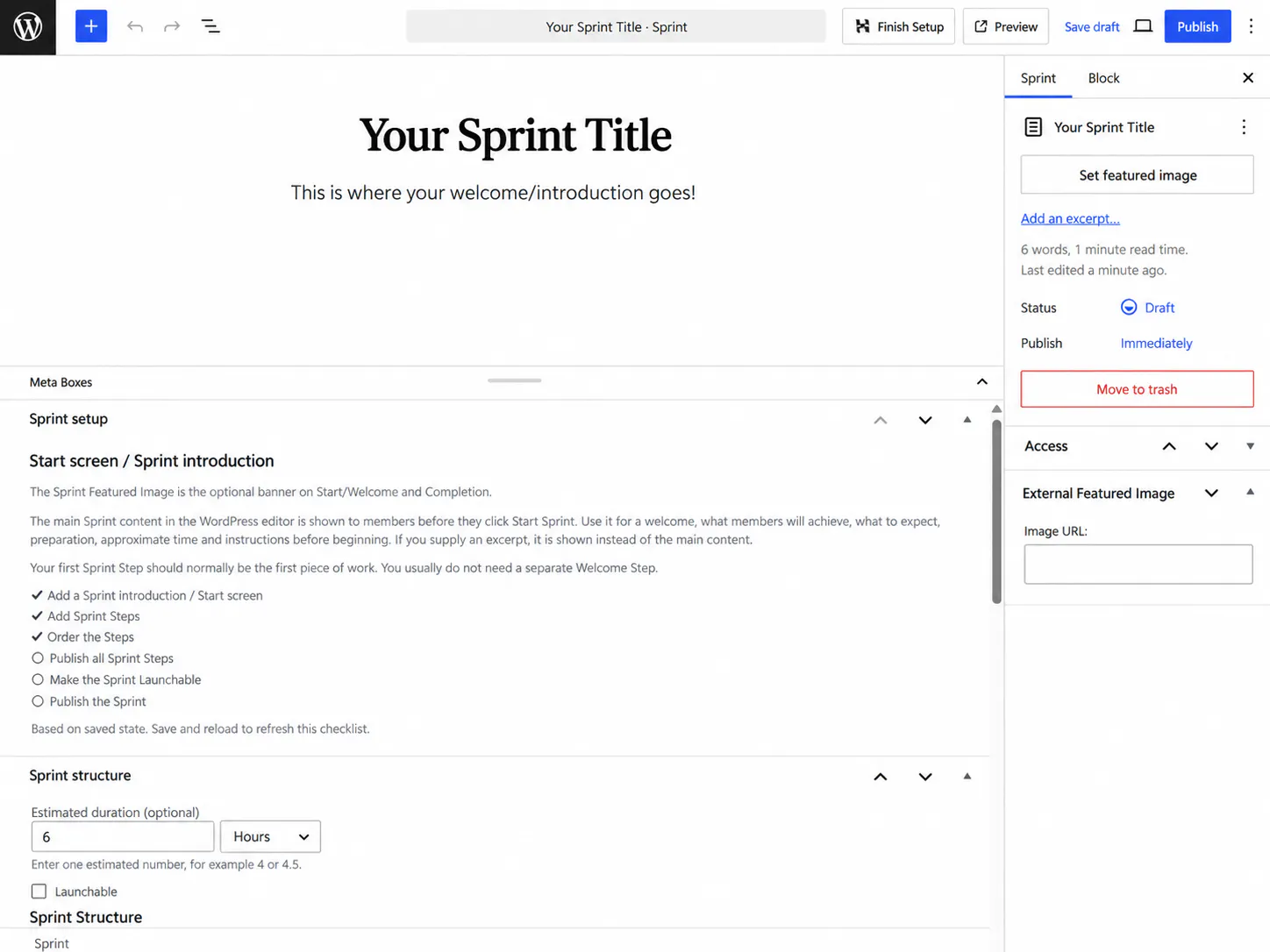 Sprint Engine for WordPress gallery image