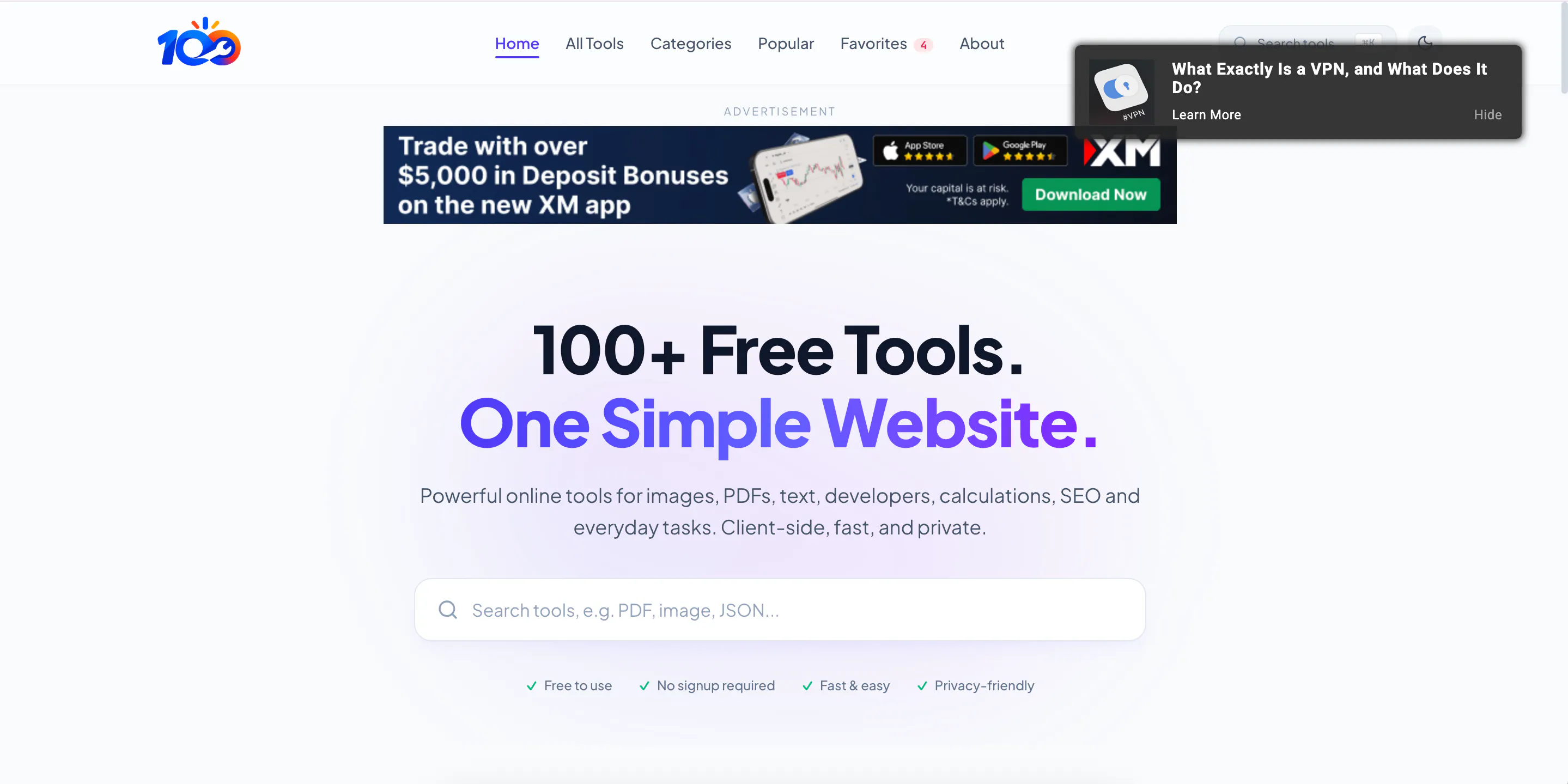 100 Free Tools