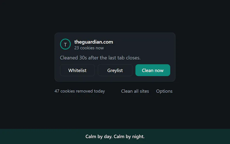 TabCookie Cleaner screenshot 5
