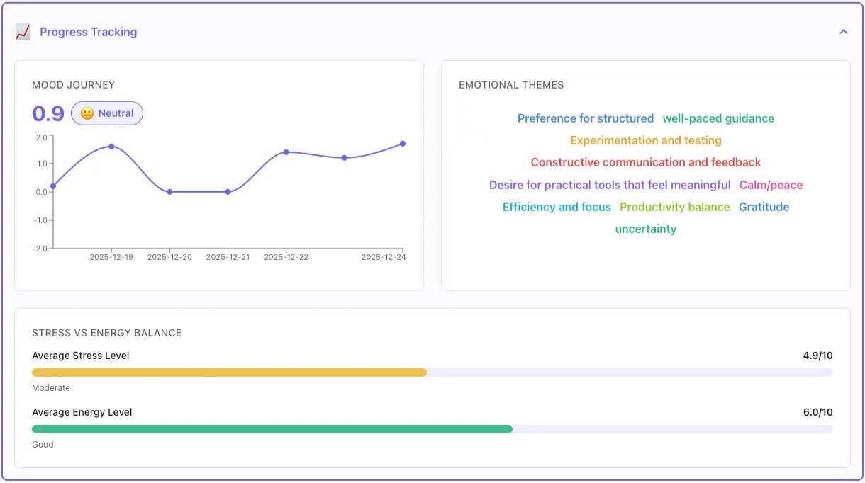 VoCalm - Screenshot 3 showing product features and functionality