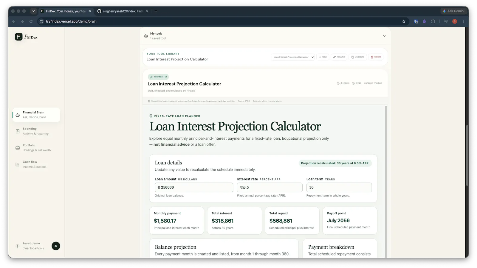 FinDex screenshot 4
