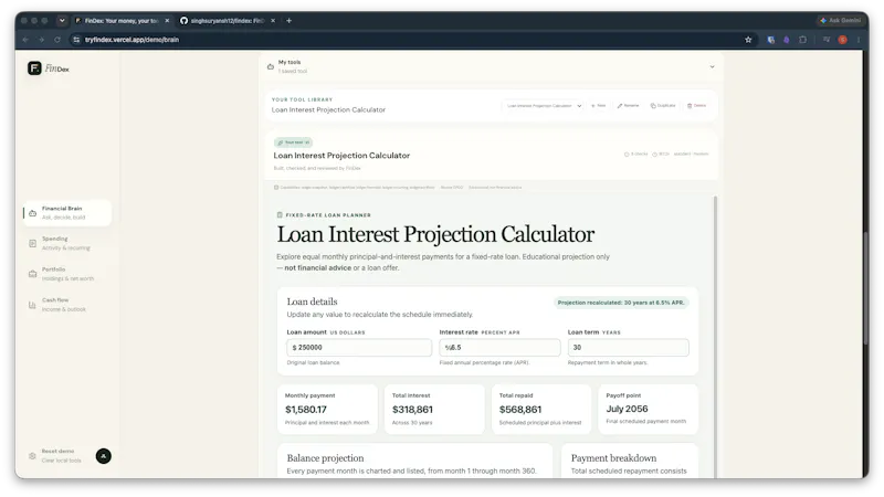 FinDex screenshot 4