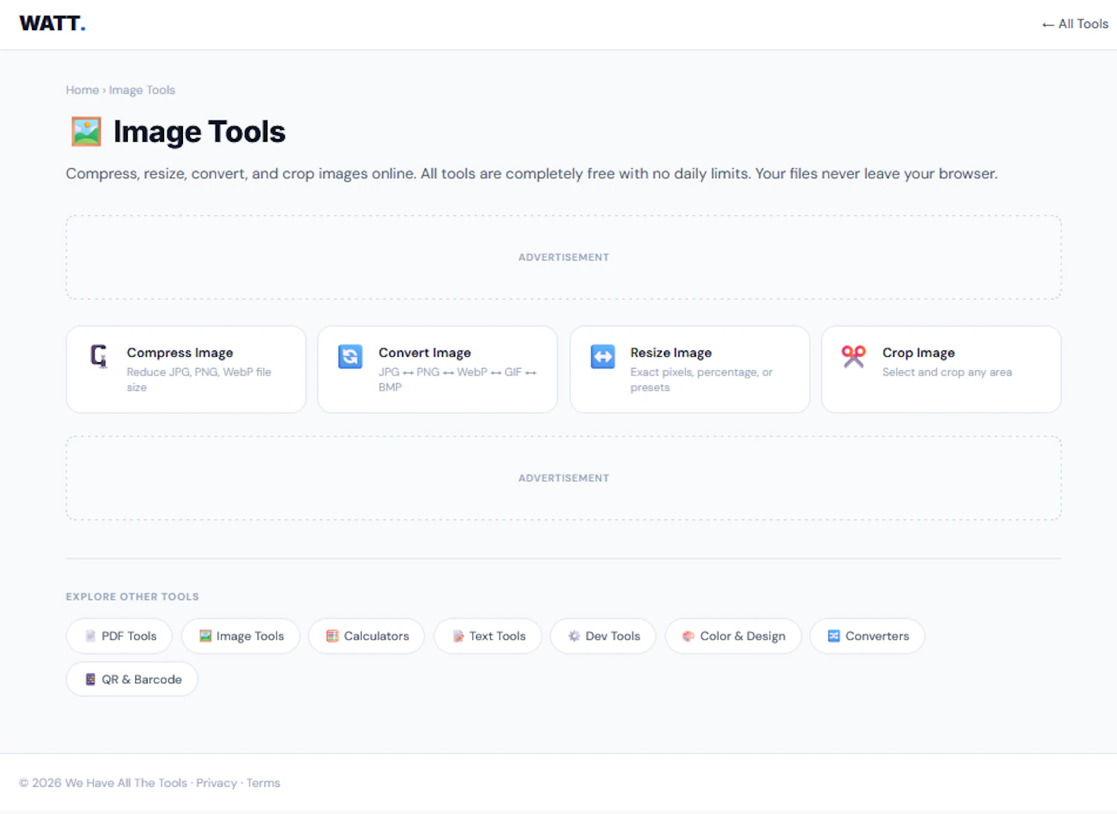 We Have All The Tools: Free Online Tools screenshot 2