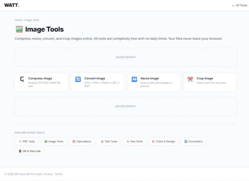 We Have All The Tools: Free Online Tools screenshot 2