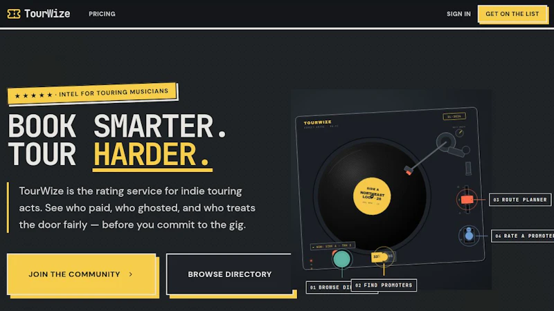 TourWize screenshot 1
