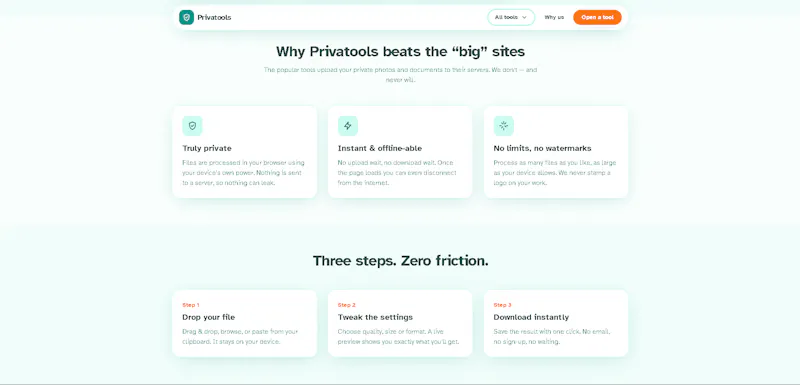 Privatools screenshot 1
