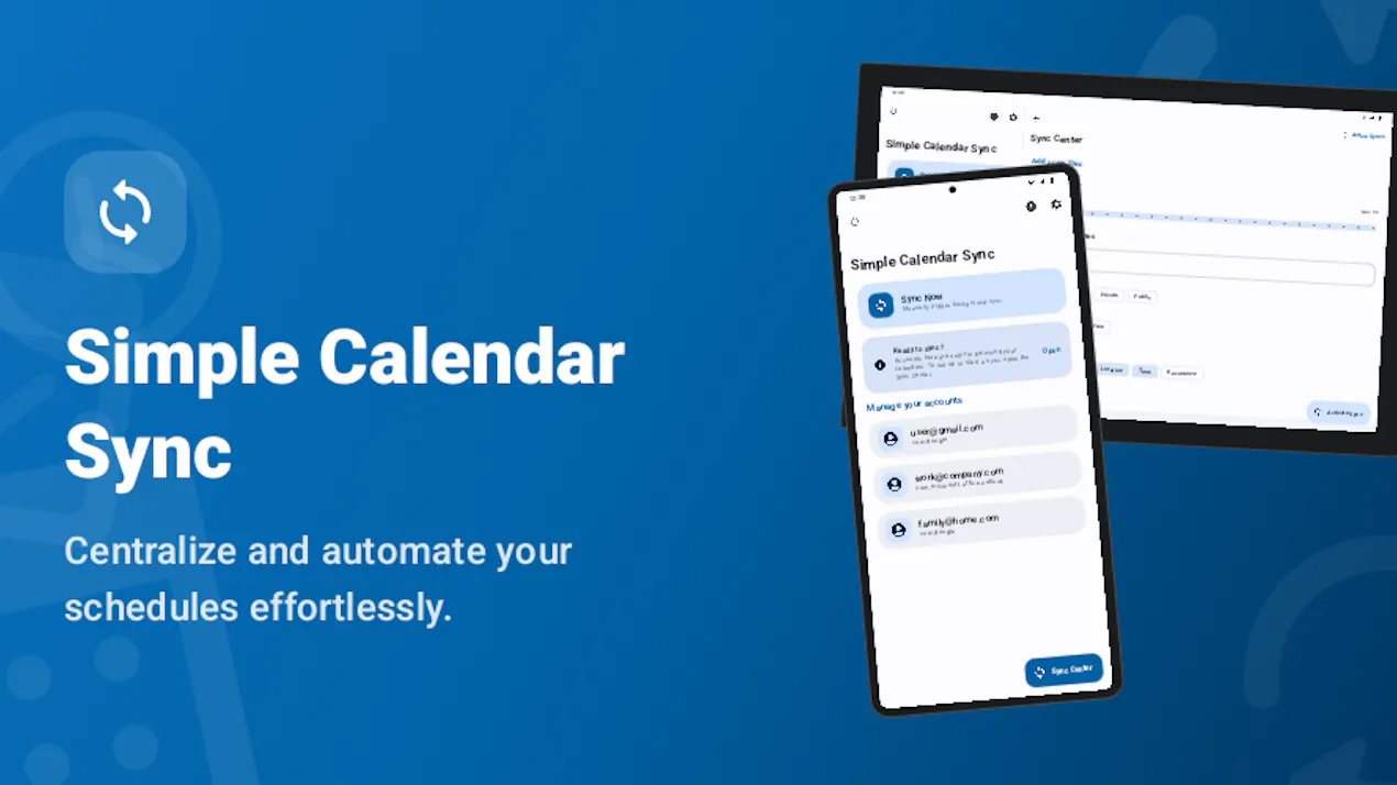 Simple Calendar Sync product