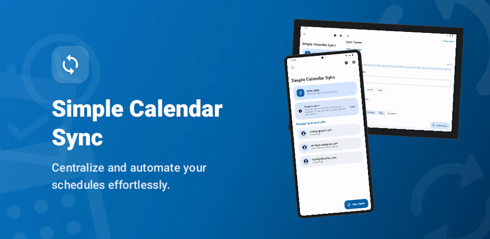 Simple Calendar Sync screenshot 1
