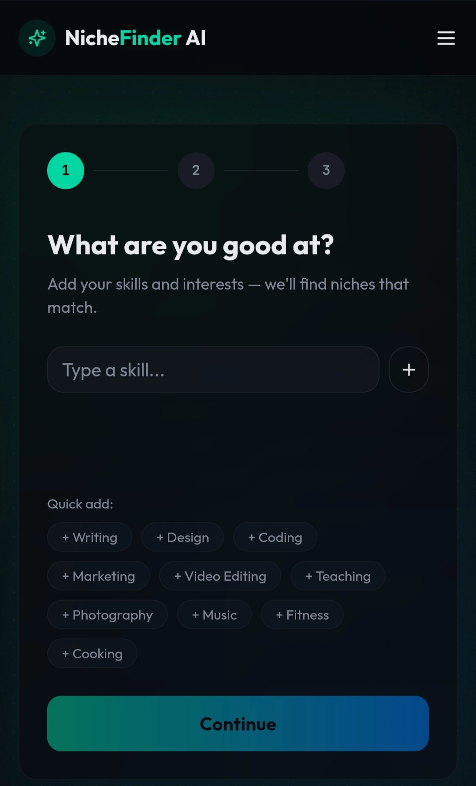 NicheFinder AI screenshot 1