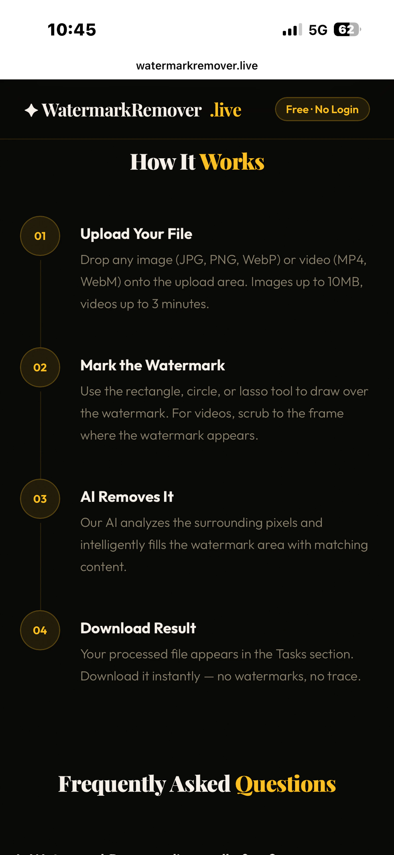 WatermarkRemover.live screenshot 3
