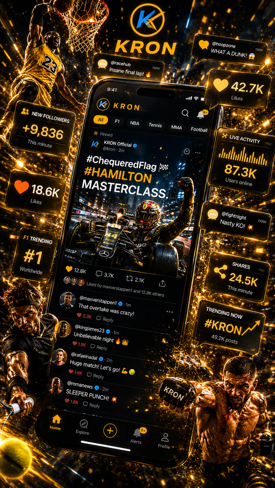Kron Sports Social Media gallery image