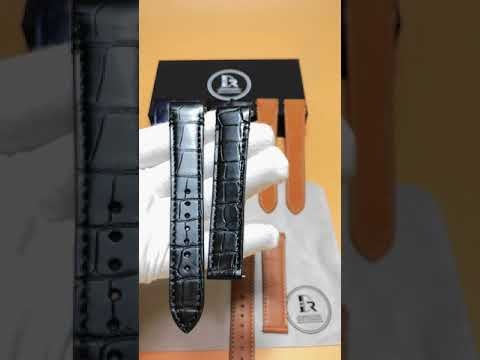 Custom leather watch band for Cartier gallery image