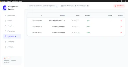 Order and Inventory Management System gallery image
