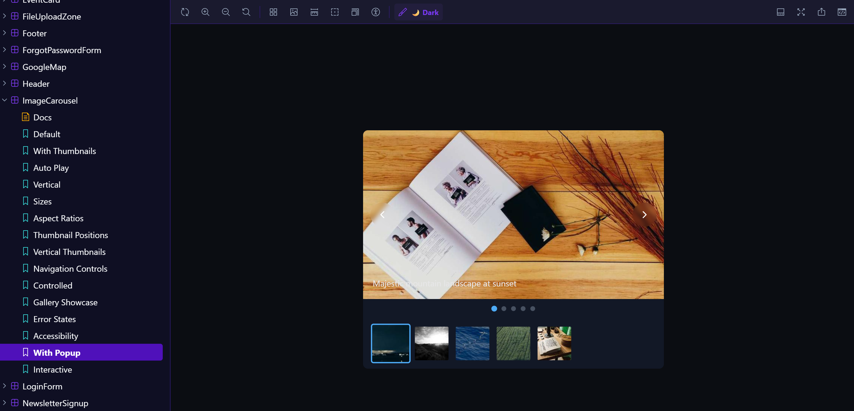 Atomic UI Components gallery image