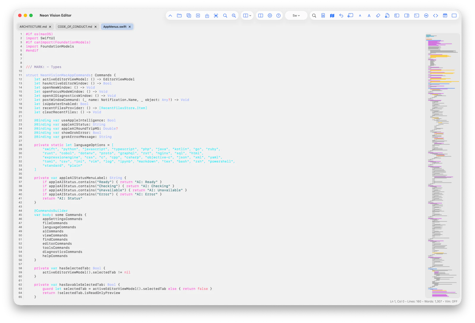 Neon Vision Editor - Major update screenshot 6