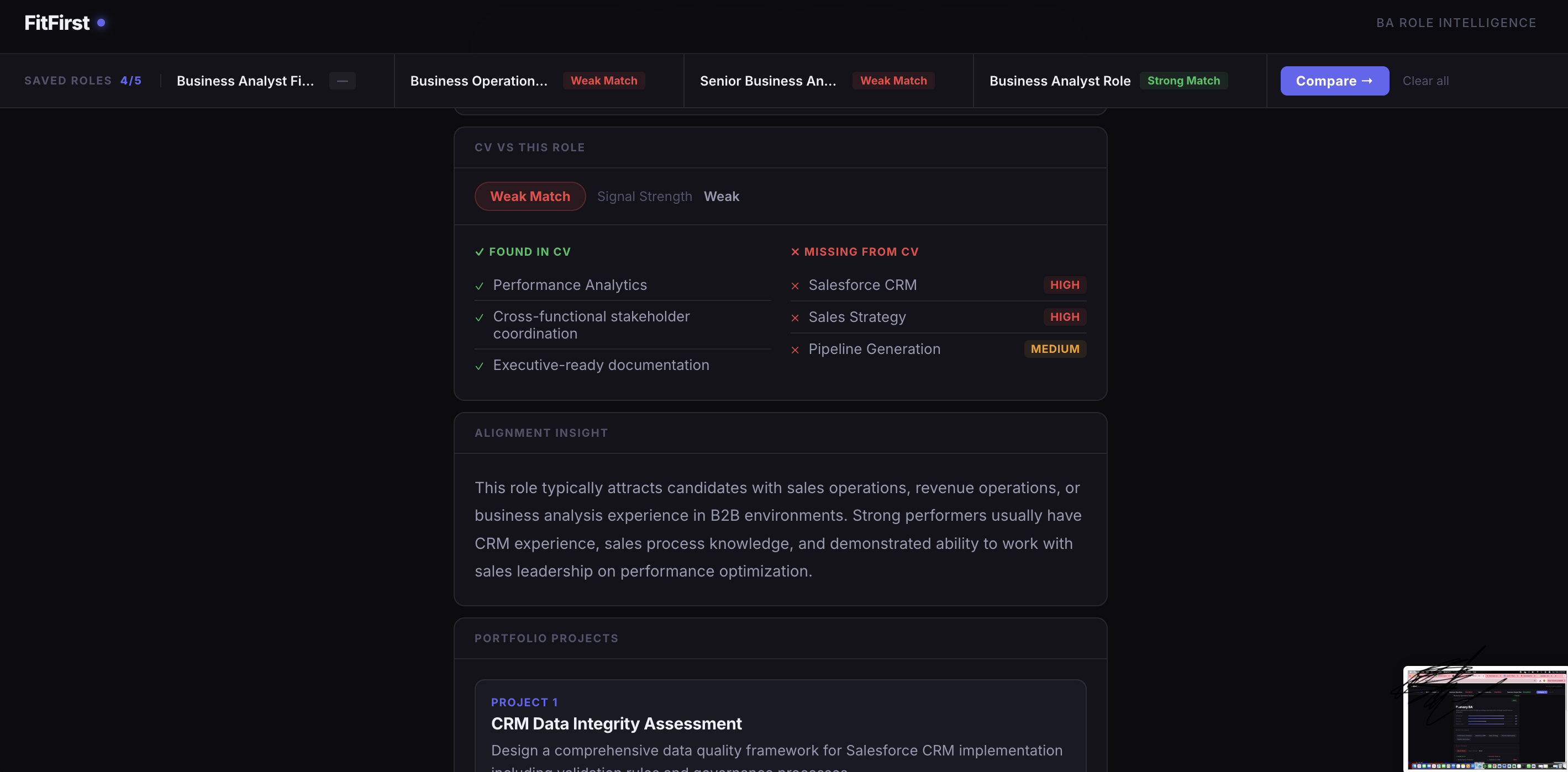 FitFirst - Screenshot 3 showing product features and functionality