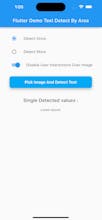 Flutter text detect area gallery image
