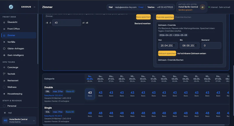EXODUS Hotel Intelligence screenshot 14