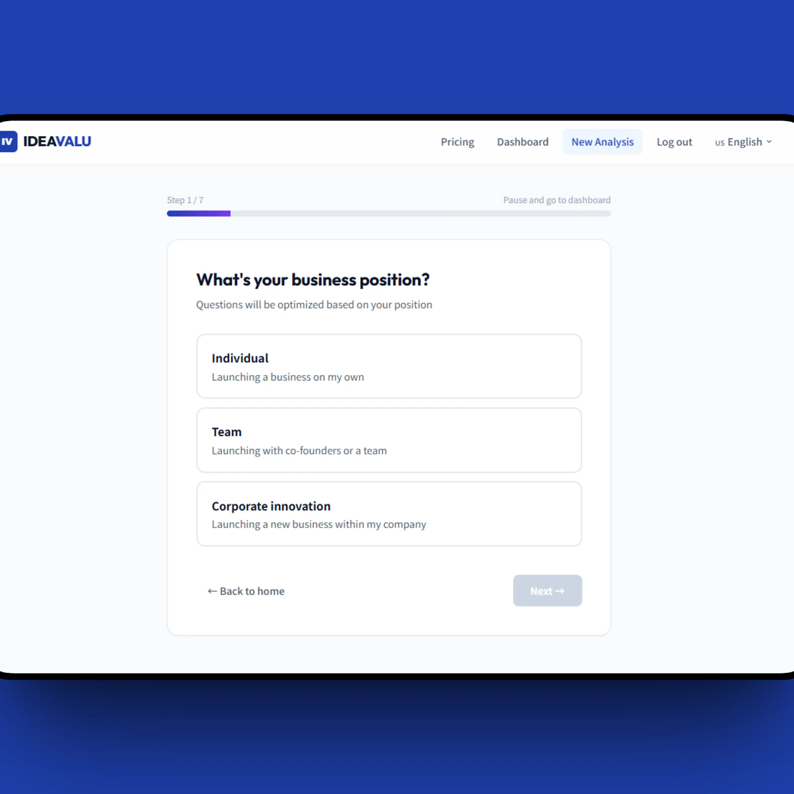 IDEAVALU - AI Business Idea Generator screenshot 3