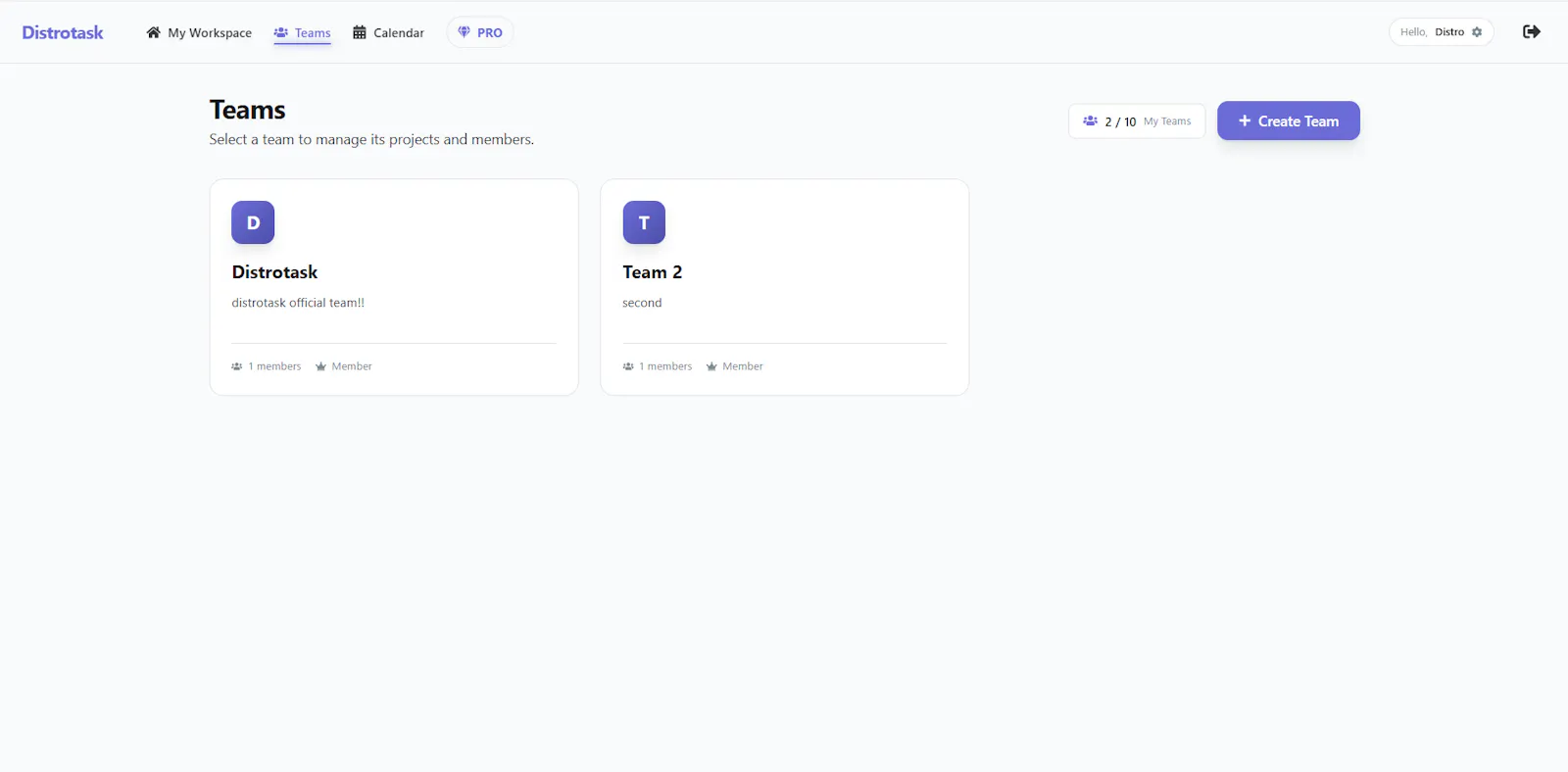 Distrotask screenshot 2