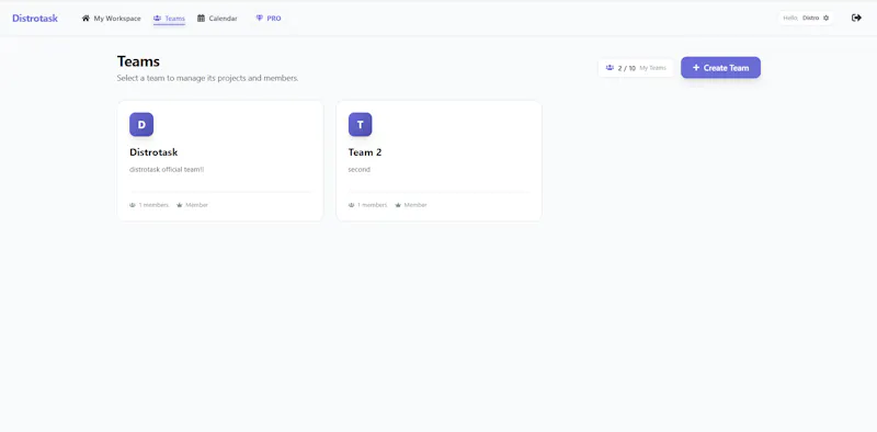 Distrotask screenshot 2